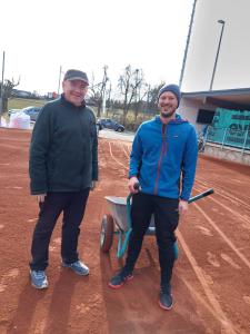Instandsetzung der Tennisplätze